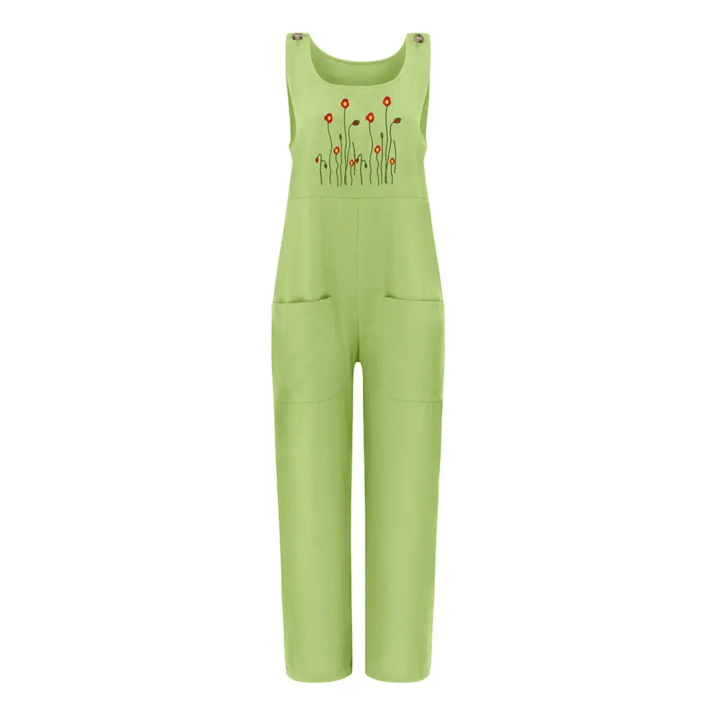 Black Printed Plus Size Casual Pants for Women - Image 7