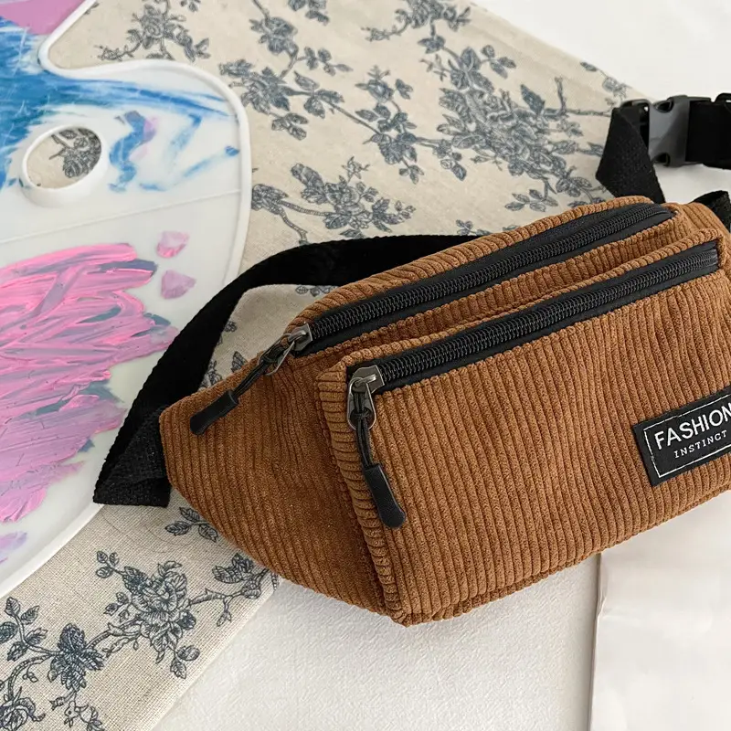 Women's Textile Crossbody Chest Bag 2021 New Arrival - Image 7