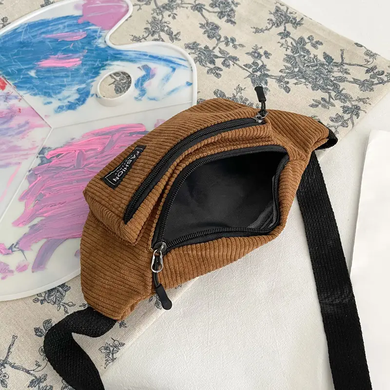 Women's Textile Crossbody Chest Bag 2021 New Arrival - Image 8