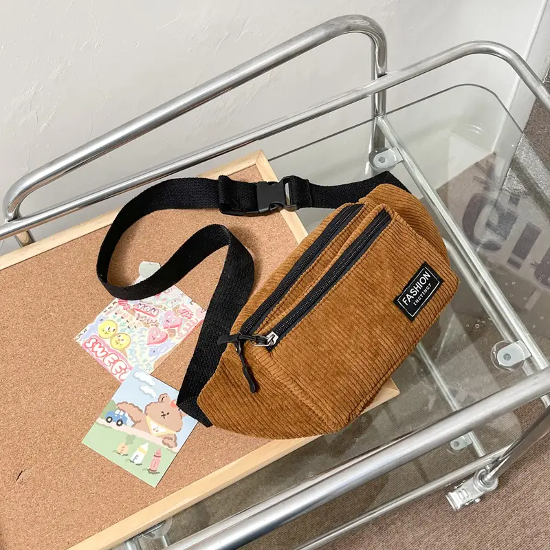 Women's Textile Crossbody Chest Bag 2021 New Arrival - Image 3