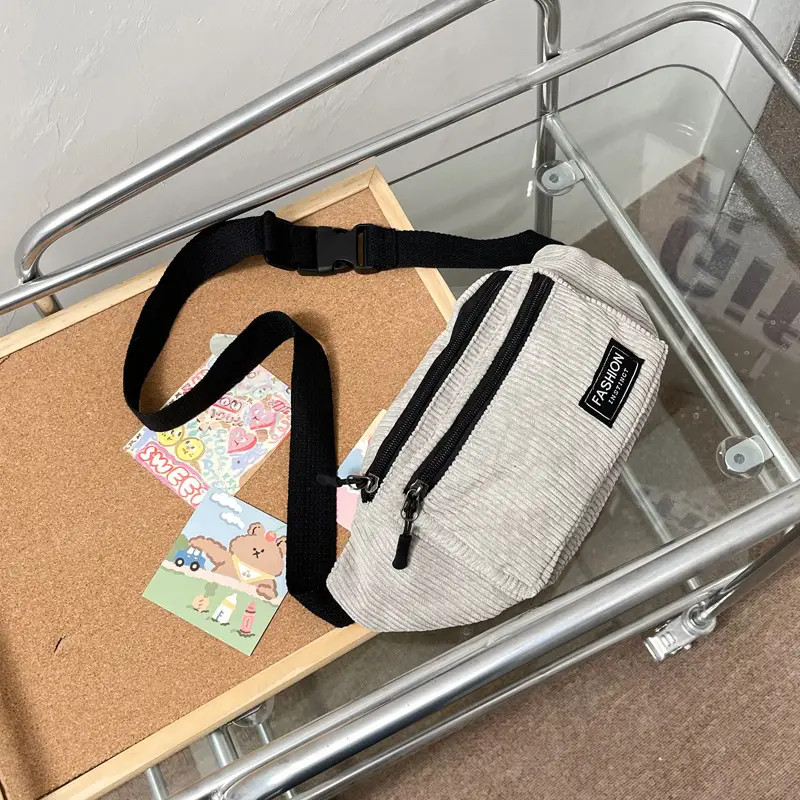 Women's Textile Crossbody Chest Bag 2021 New Arrival - Image 4