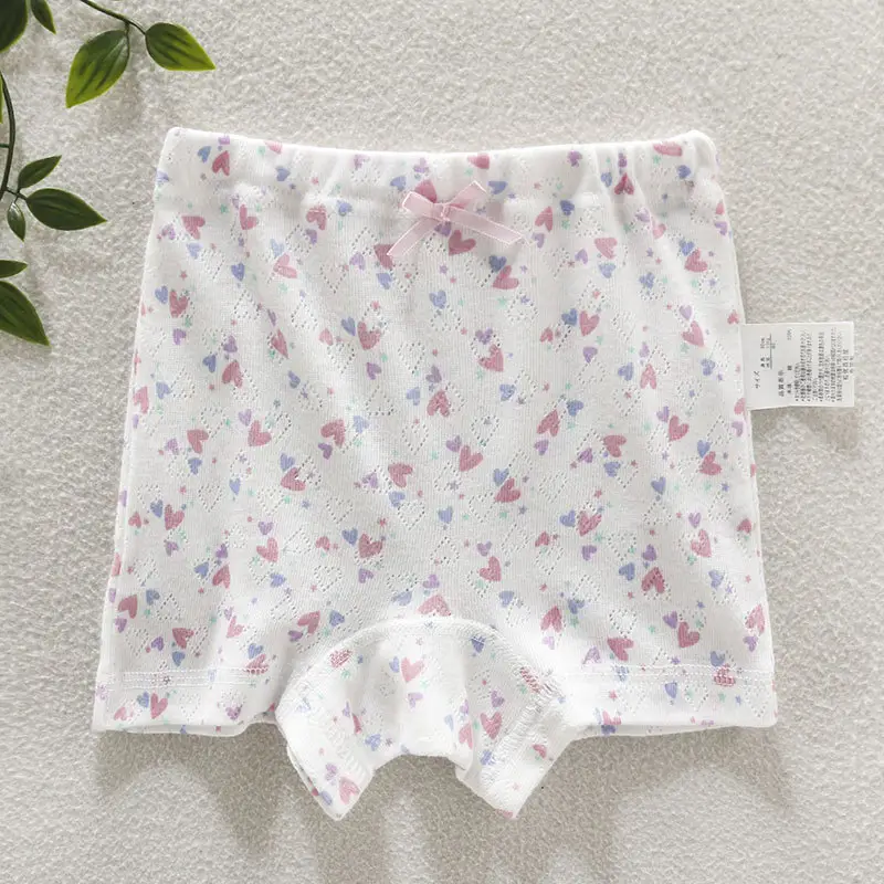 Girls Cotton Boxer Panties 3 Pcs High Waist Loose Fit - Image 4