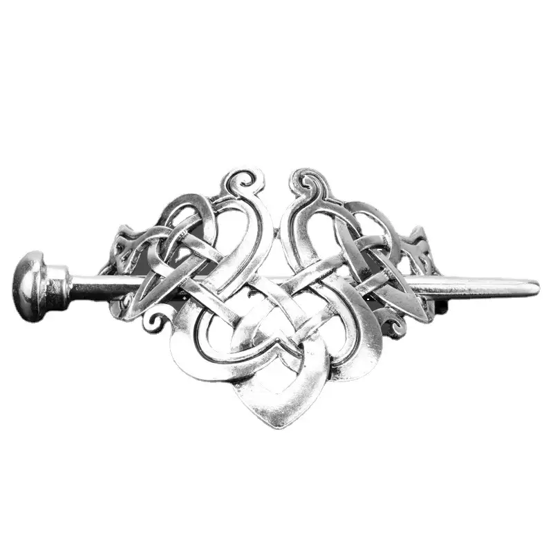 National Trendy Antique Metal Hairpin European American Viking Knot - Image 13