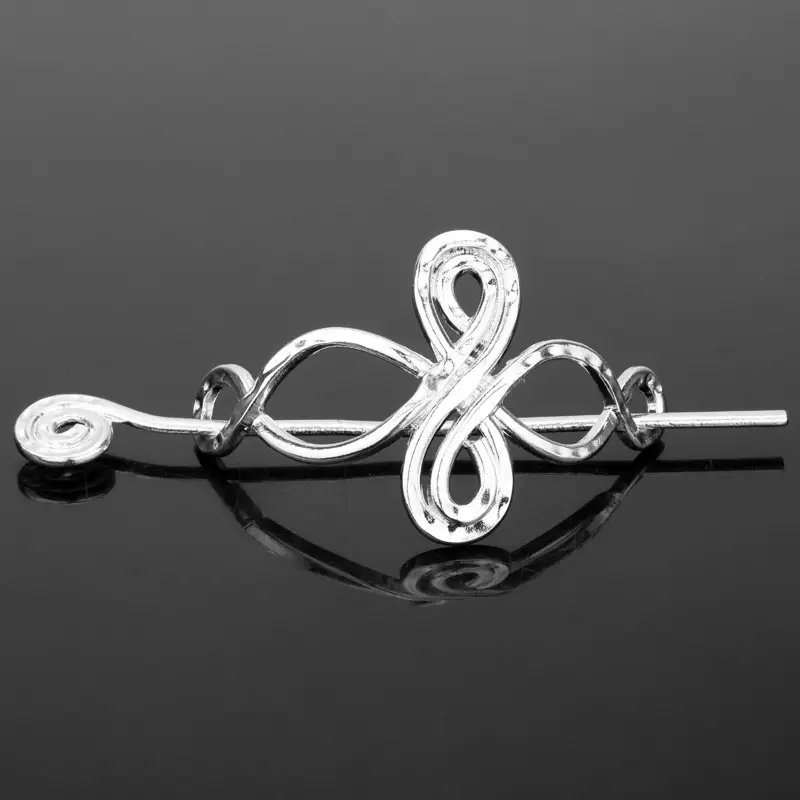 National Trendy Antique Metal Hairpin European American Viking Knot - Image 2