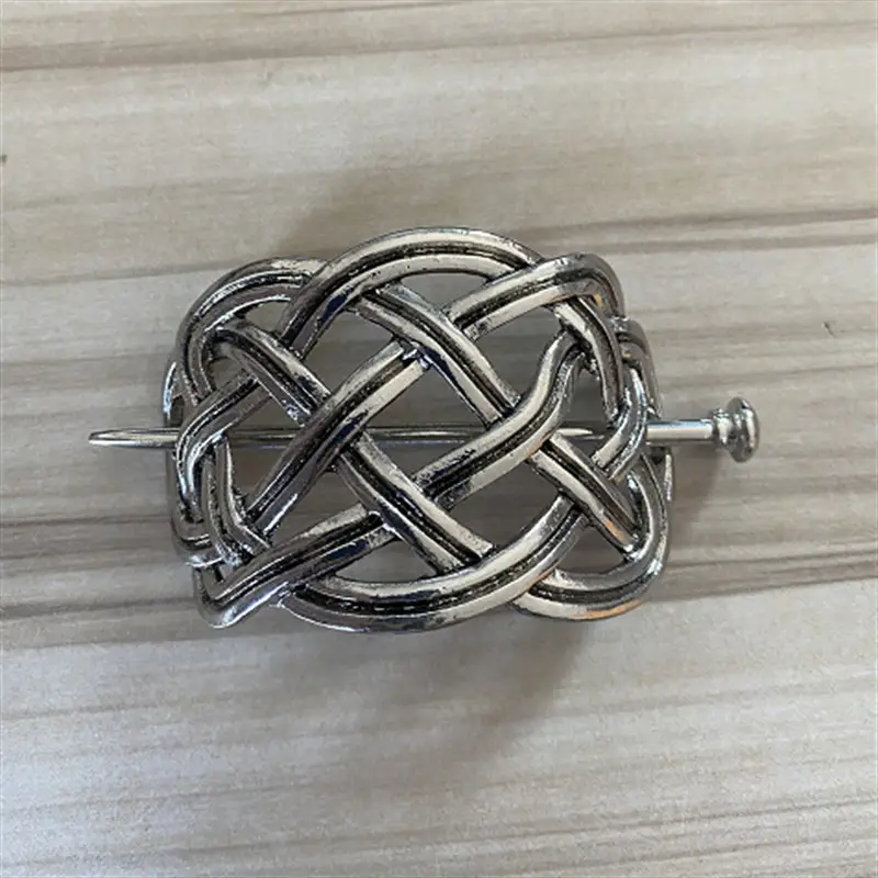 National Trendy Antique Metal Hairpin European American Viking Knot - Image 3
