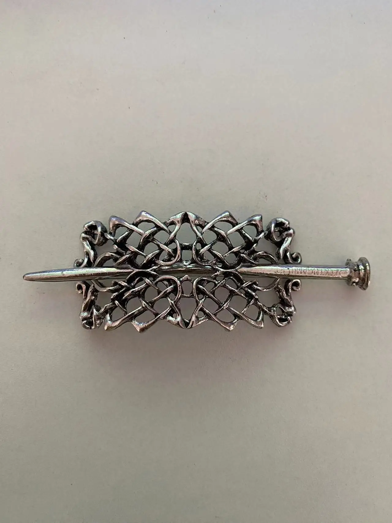 National Trendy Antique Metal Hairpin European American Viking Knot - Image 4