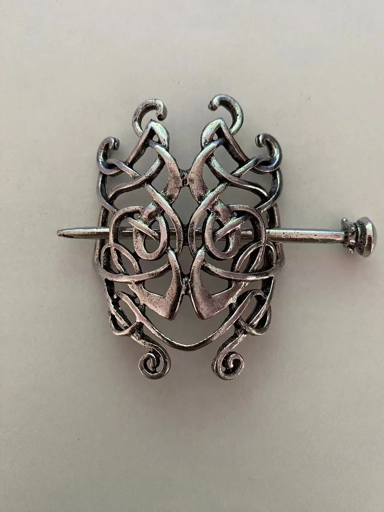National Trendy Antique Metal Hairpin European American Viking Knot - Image 8