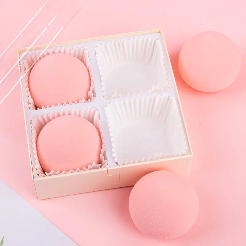 Peach Color Sponge Set of 4