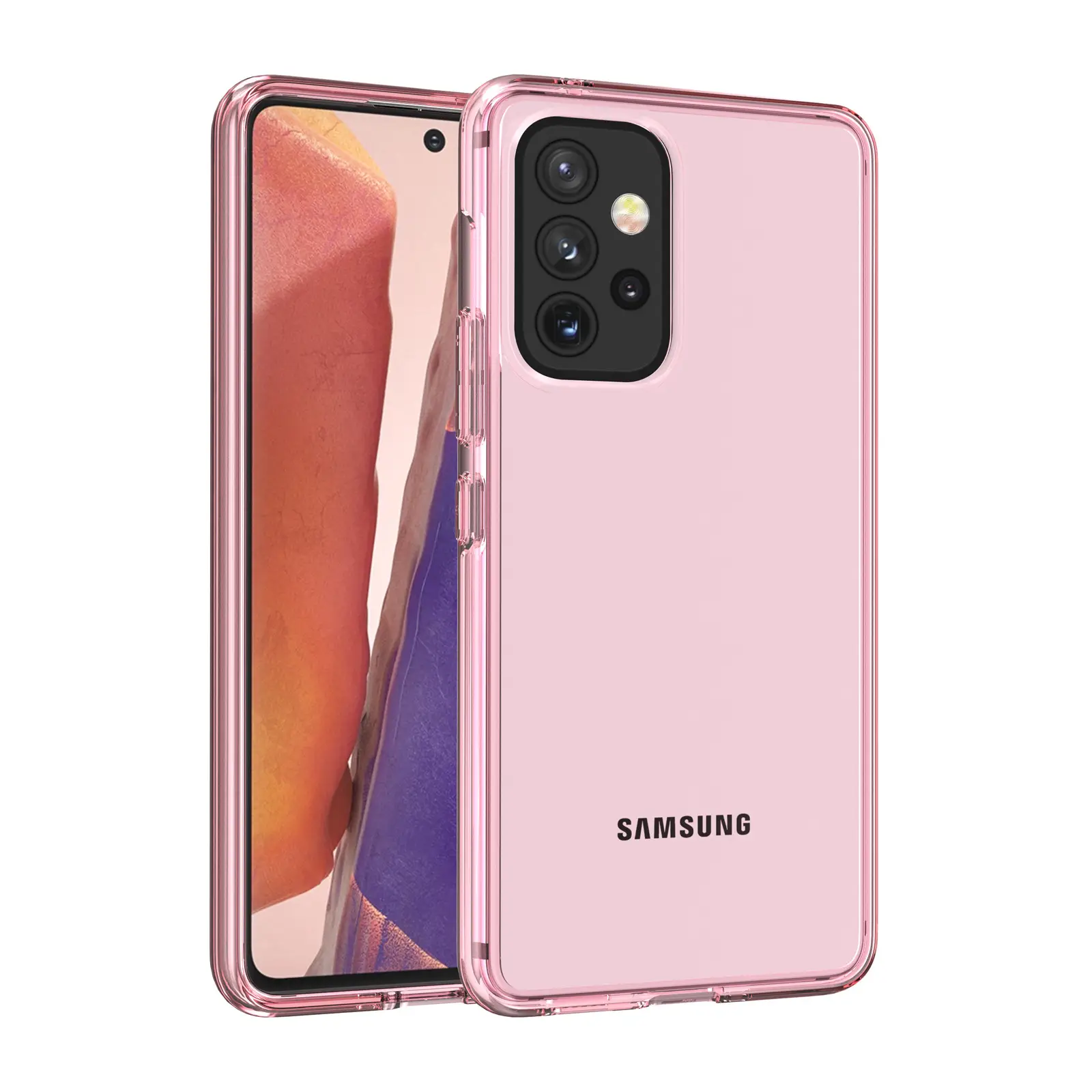 Samsung A33 Transparent Glitter Phone Case - Image 11