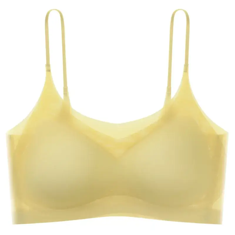 Women's White Traceless Silk Strapless Underwear - Image 5