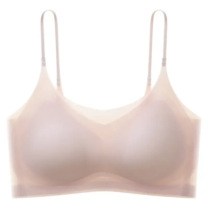 Women's White Traceless Silk Strapless Underwear - Image 4