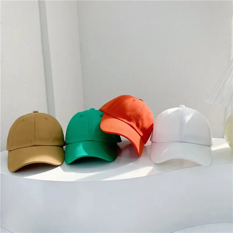 Pink Korean Style Baseball Cap for Kids Women - Image 14