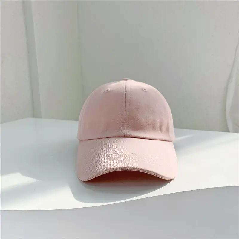 Pink Korean Style Baseball Cap for Kids Women - Image 4