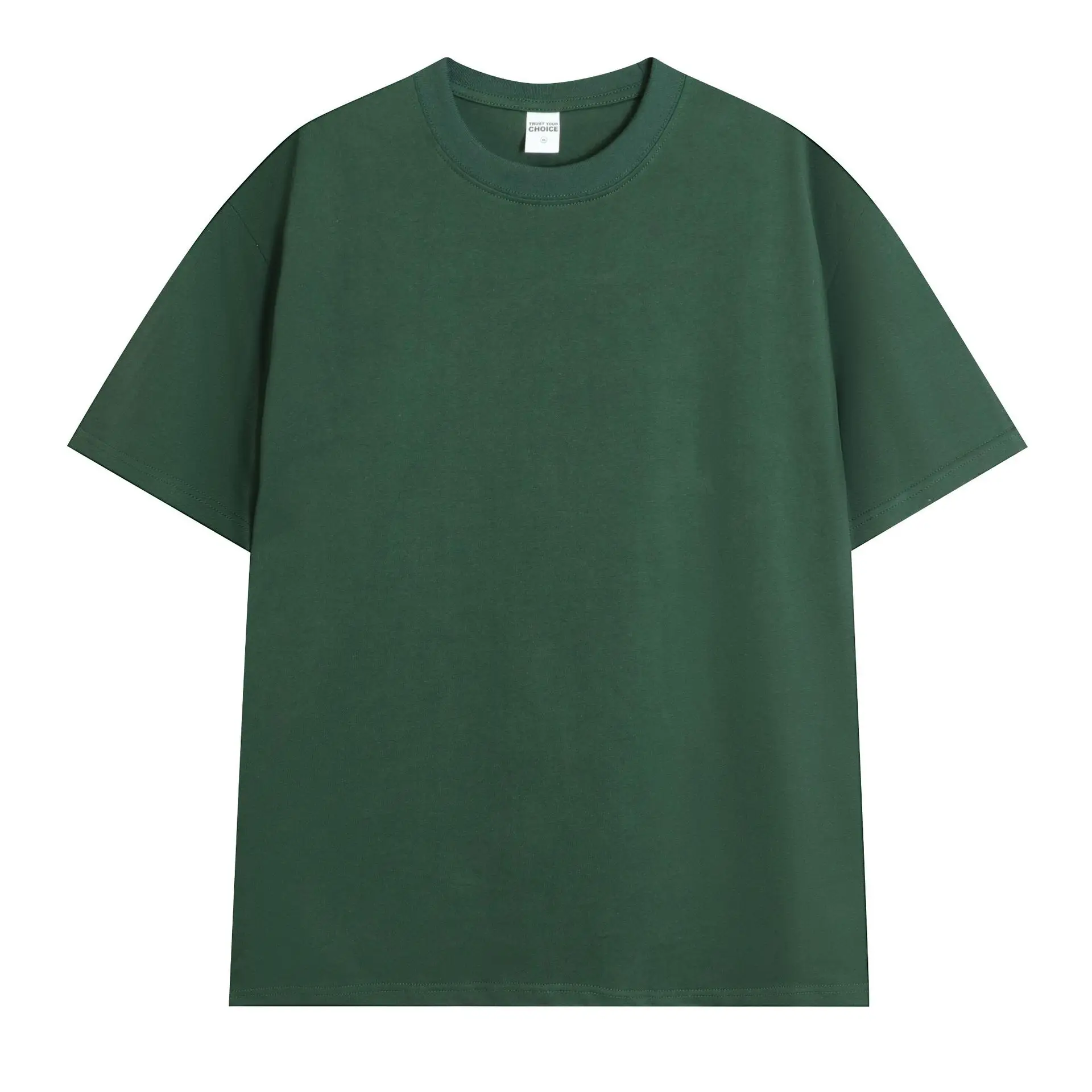 Men Earth Tone Cotton T-Shirt 250g Crew Neck - Image 6