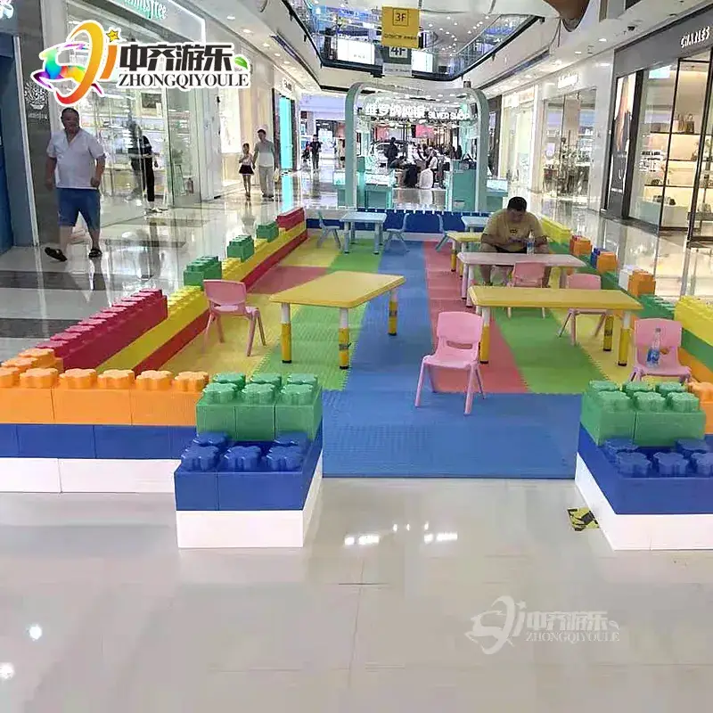 Pink Foam Building Blocks for Kids Large Assembly Toy - Image 13