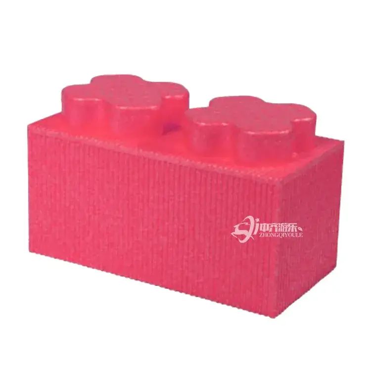 Pink Foam Building Blocks for Kids Large Assembly Toy - Image 5