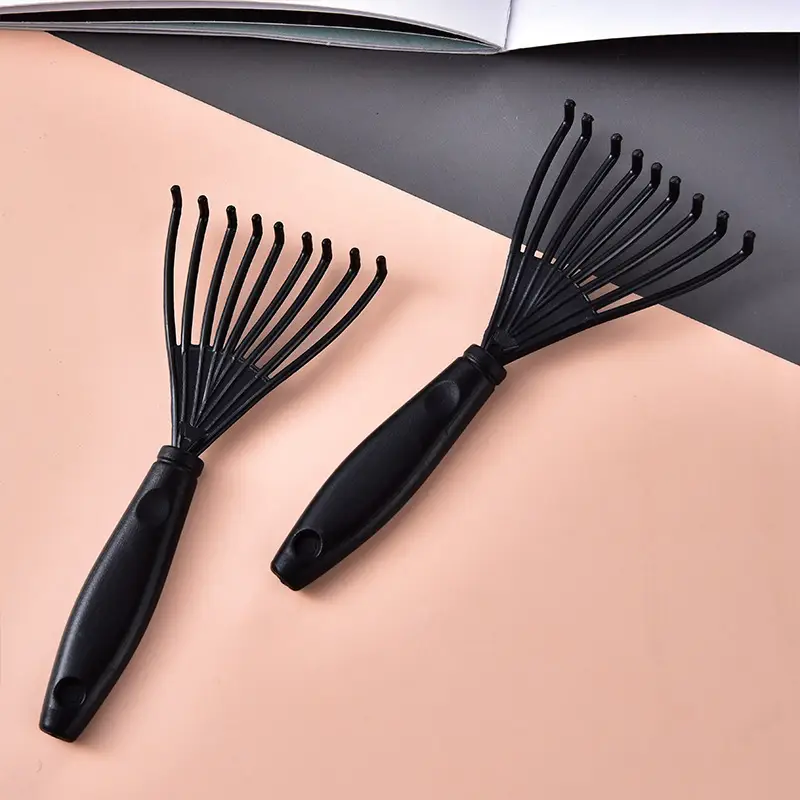 Black Hair Brush Comb for All Hair Types - Image 3