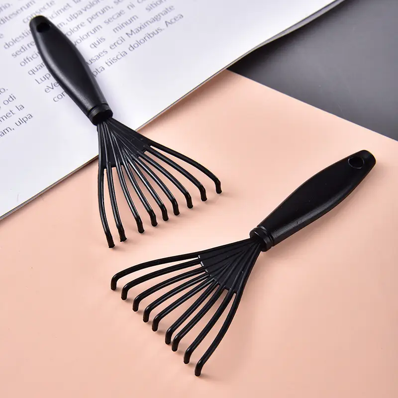 Black Hair Brush Comb for All Hair Types - Image 4