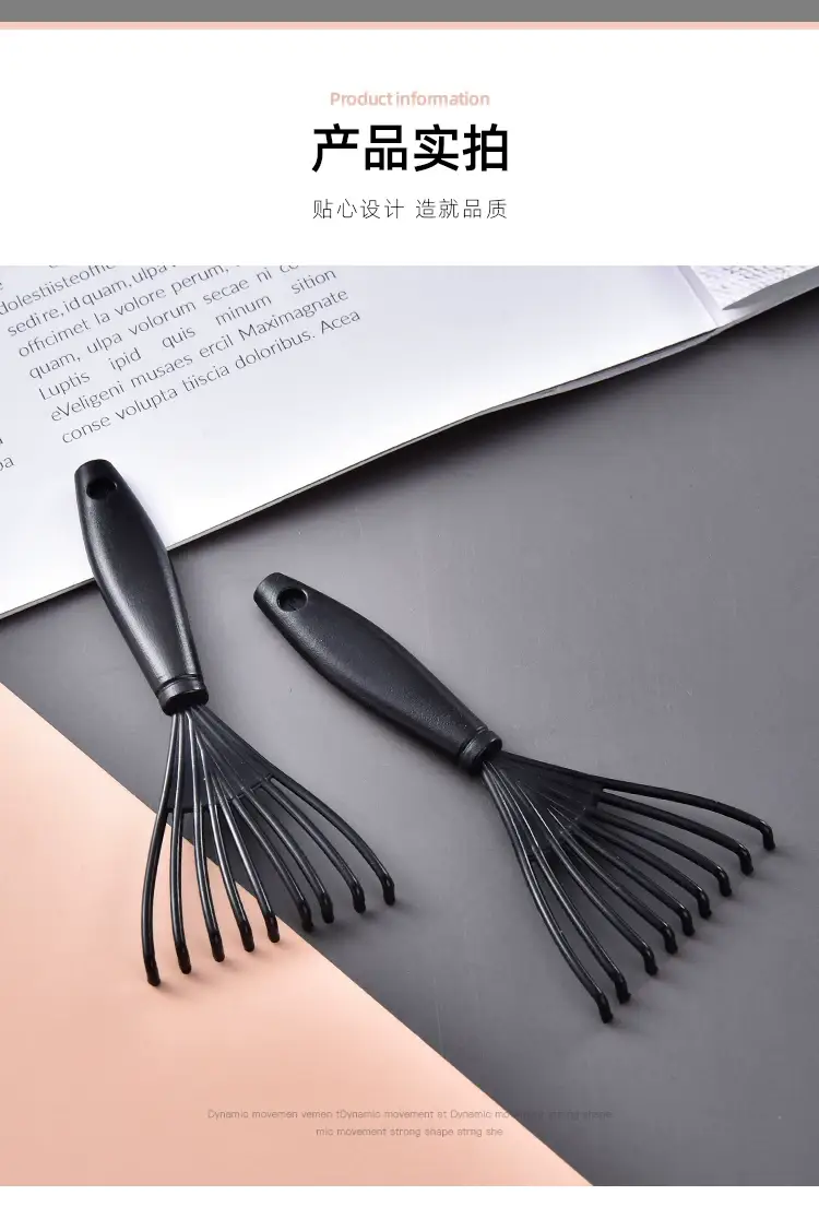 Black Hair Brush Comb for All Hair Types — feature 9