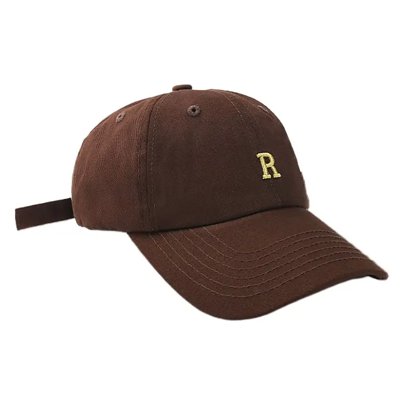Black Letter R Baseball Cap Small Head Circumference