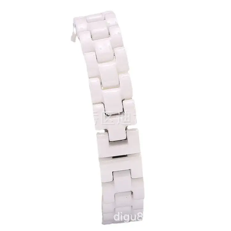 Women's White Ceramic Quartz Watch with Elegant Bracelet - Image 5