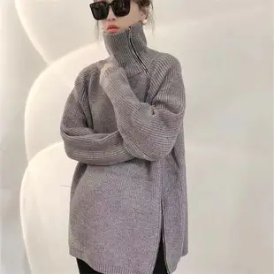 Women Half Turtleneck Shirt with Knitted Sleeve Winter Wear — feature 7