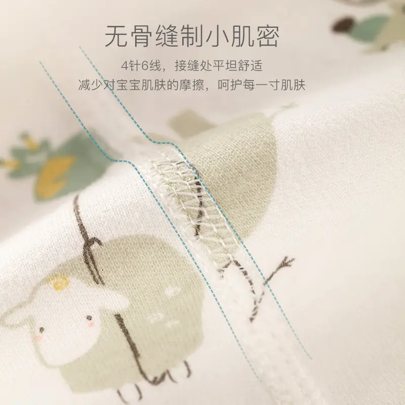 Spring & Autumn Baby Cotton Jumpsuit & Hatshirt Set - Image 6