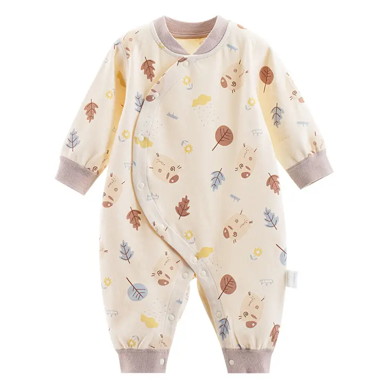 Spring & Autumn Baby Cotton Jumpsuit & Hatshirt Set - Image 9