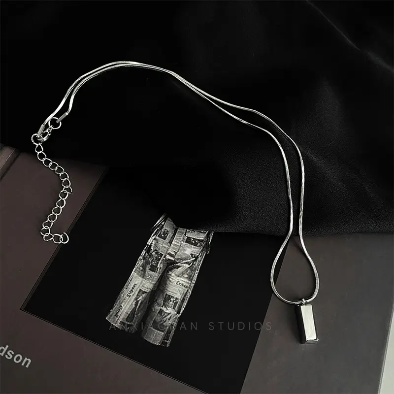 Silver Hip Hop Necklace for Men Women Luxury Chain Accessory - Image 7