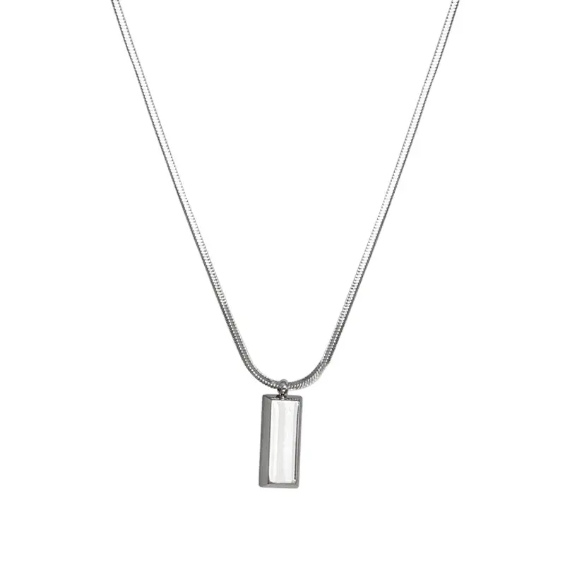 Silver Hip Hop Necklace for Men Women Luxury Chain Accessory - Image 8