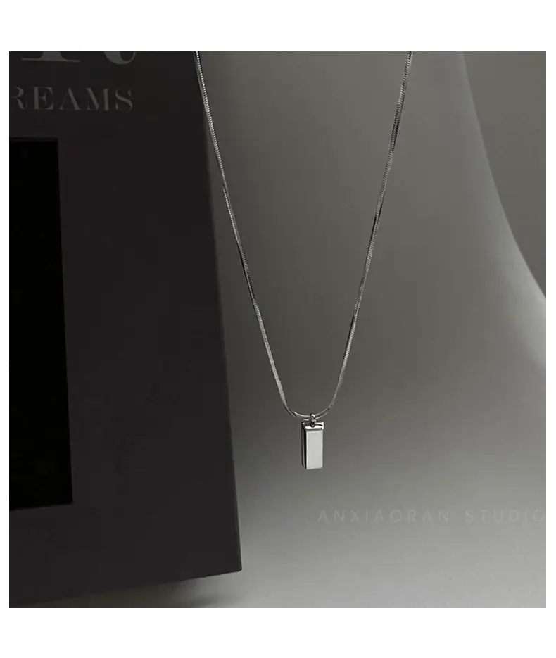 Silver Hip Hop Necklace for Men Women Luxury Chain Accessory — feature 12