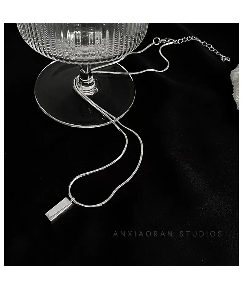 Silver Hip Hop Necklace for Men Women Luxury Chain Accessory — feature 13