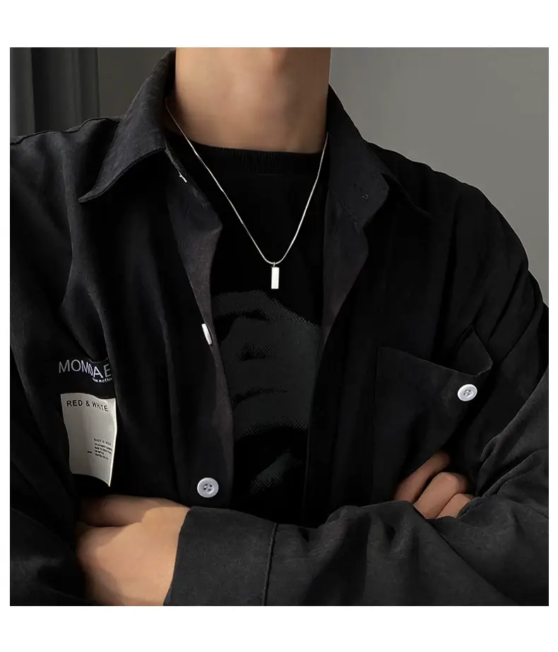 Silver Hip Hop Necklace for Men Women Luxury Chain Accessory — feature 6