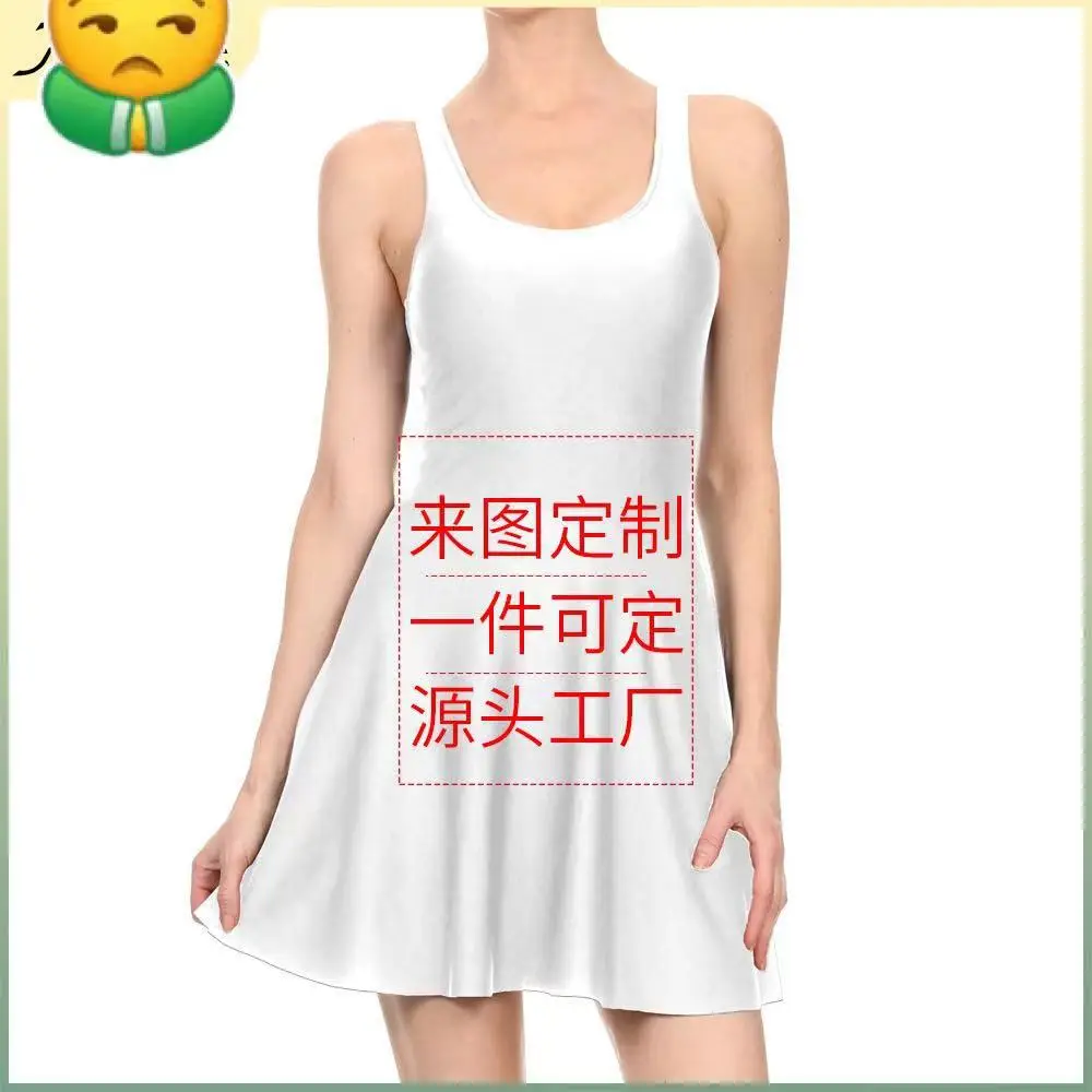 White Cotton Nightwear Dress for Women, Adjustable Straps, Comfortable Fit