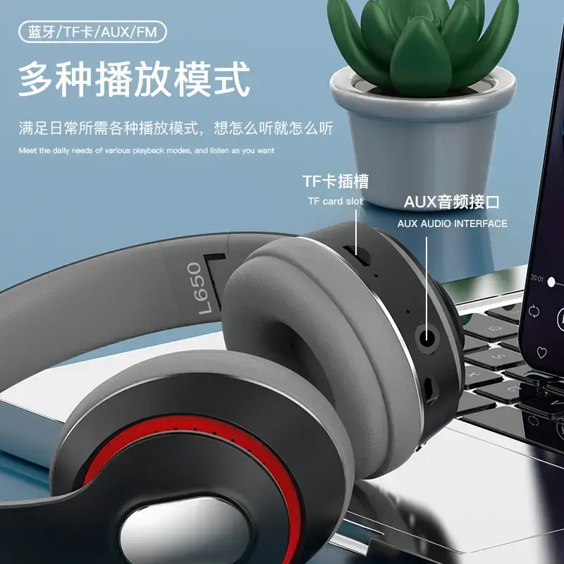 Over-Ear Bluetooth Headphones with Noise Cancellation, Green, Compatible with Mobile Phones - Image 19