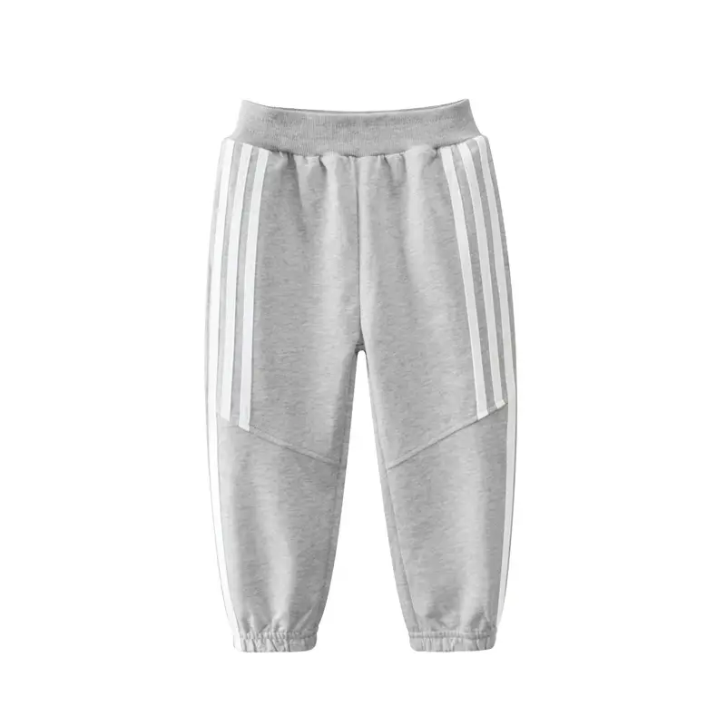 27 Kids Boys Sports Pants 2024 Spring Grey Blue Black - Image 3