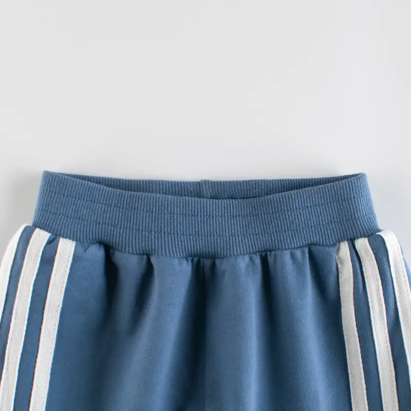 27 Kids Boys Sports Pants 2024 Spring Grey Blue Black - Image 5