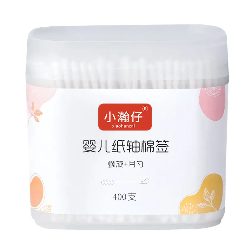 400 Pcs 100% Pure Cotton Baby Ear & Nose Swabs - Image 8