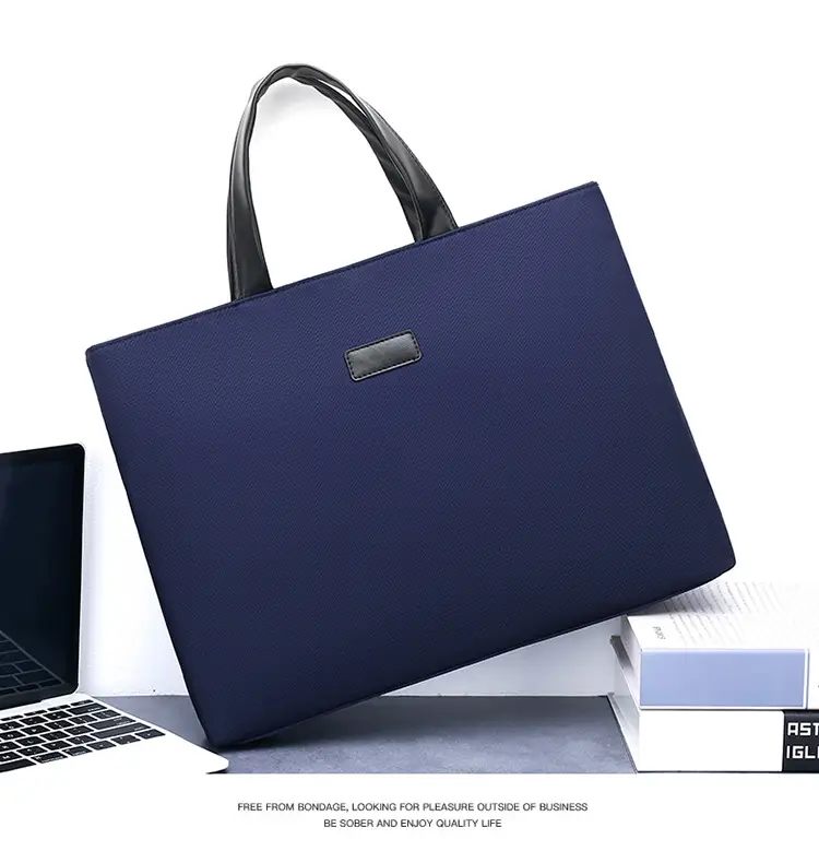 New Men's Black Business Shoulder Bag — feature 20