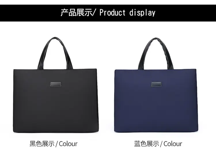 New Men's Black Business Shoulder Bag — feature 22