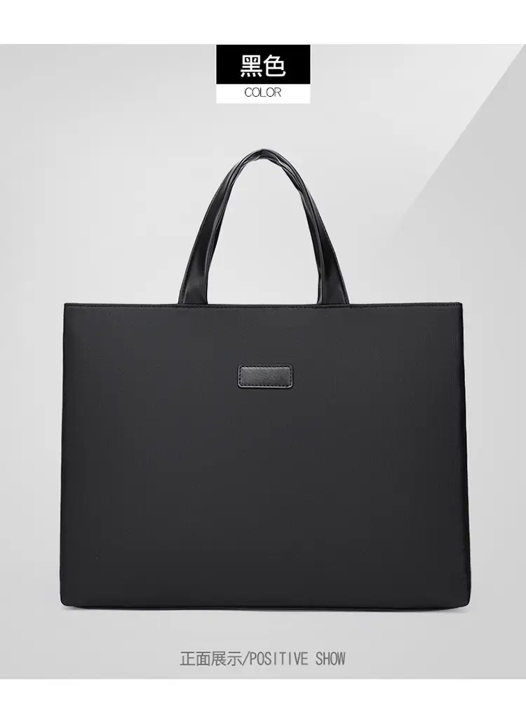 New Men's Black Business Shoulder Bag — feature 23