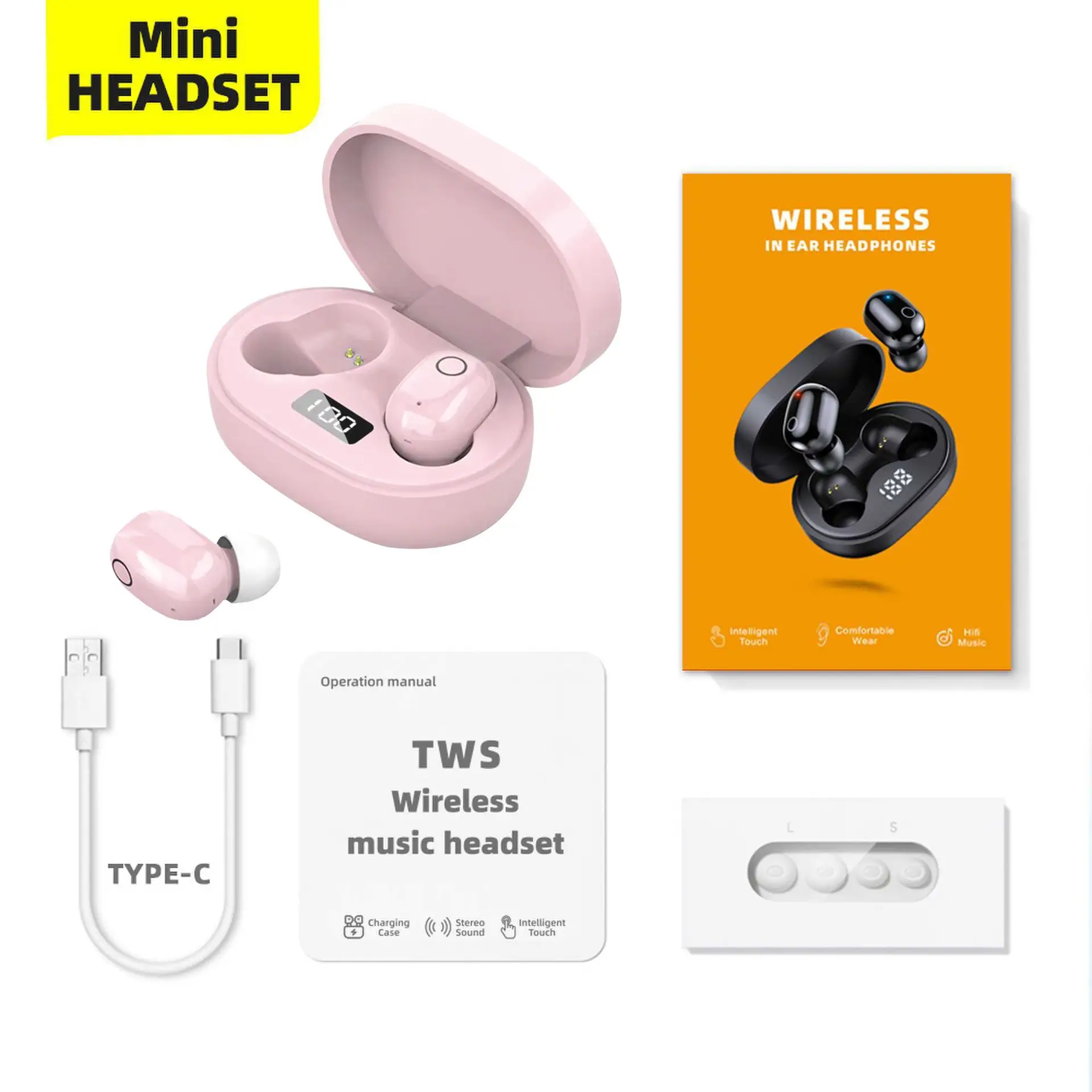 Bluetooth 5.0 Wireless Earbuds with Digital Display - Image 3