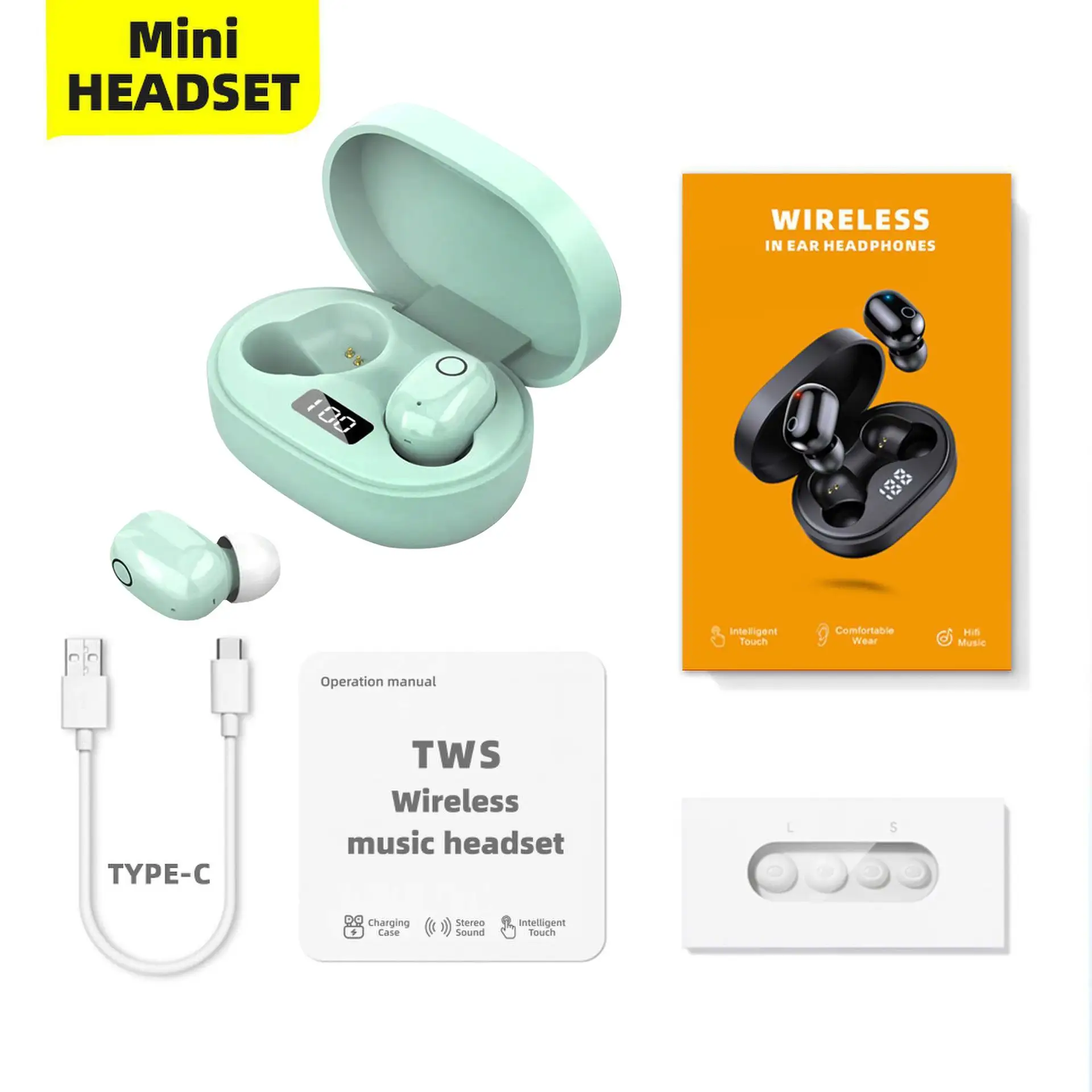 Bluetooth 5.0 Wireless Earbuds with Digital Display - Image 4