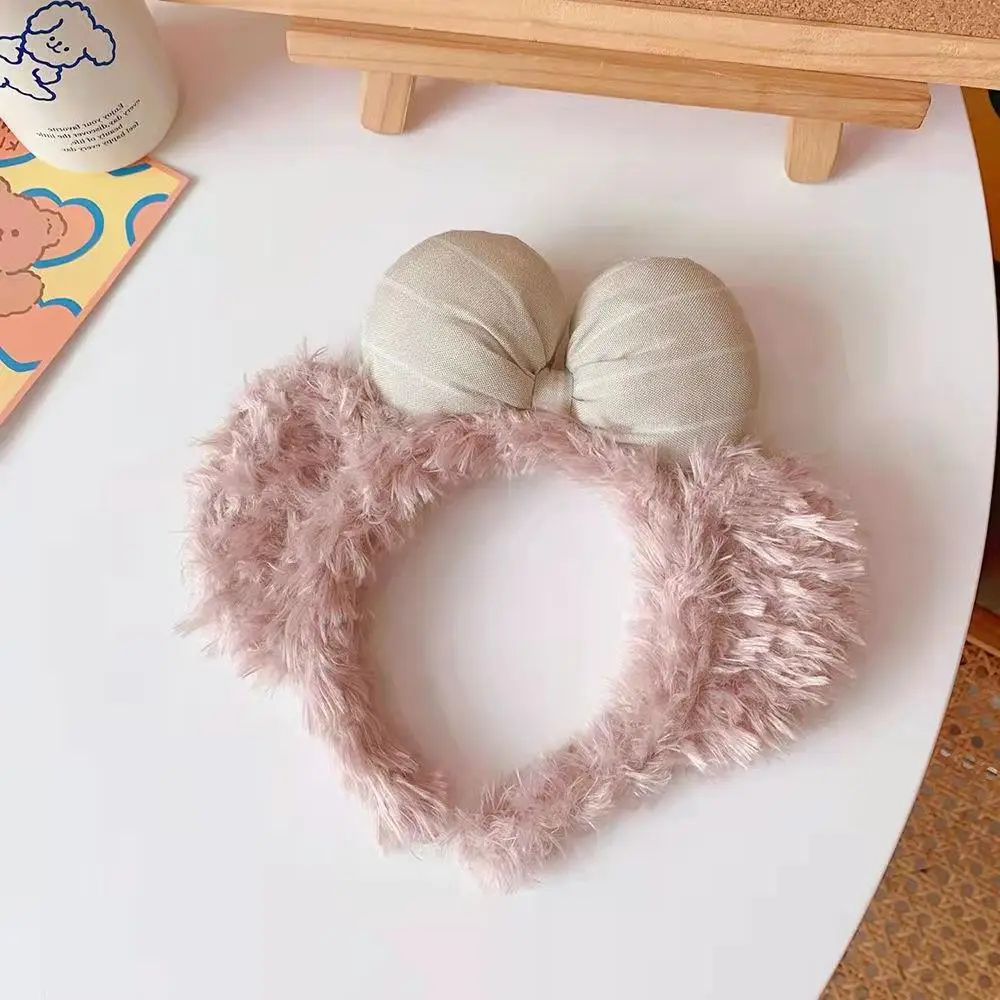 Plush Carrot Hairband for Girls Pink