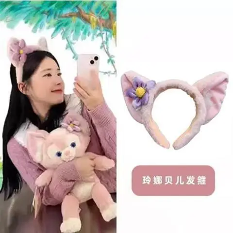 Plush Carrot Hairband for Girls Pink