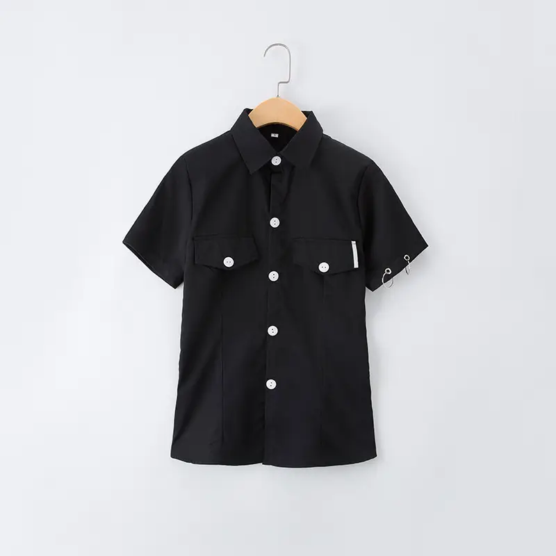 White Japanese Department College Men Shirt with Embroidery - Image 16