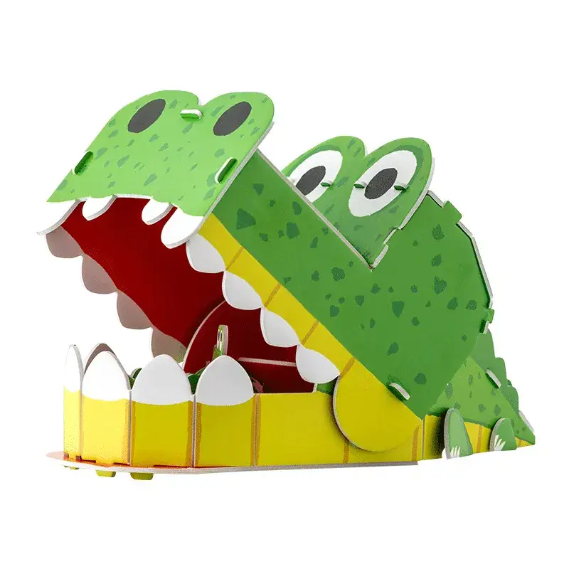 3D Jigsaw Puzzle Animal Crocodile for Kids Educational Toy - Image 21