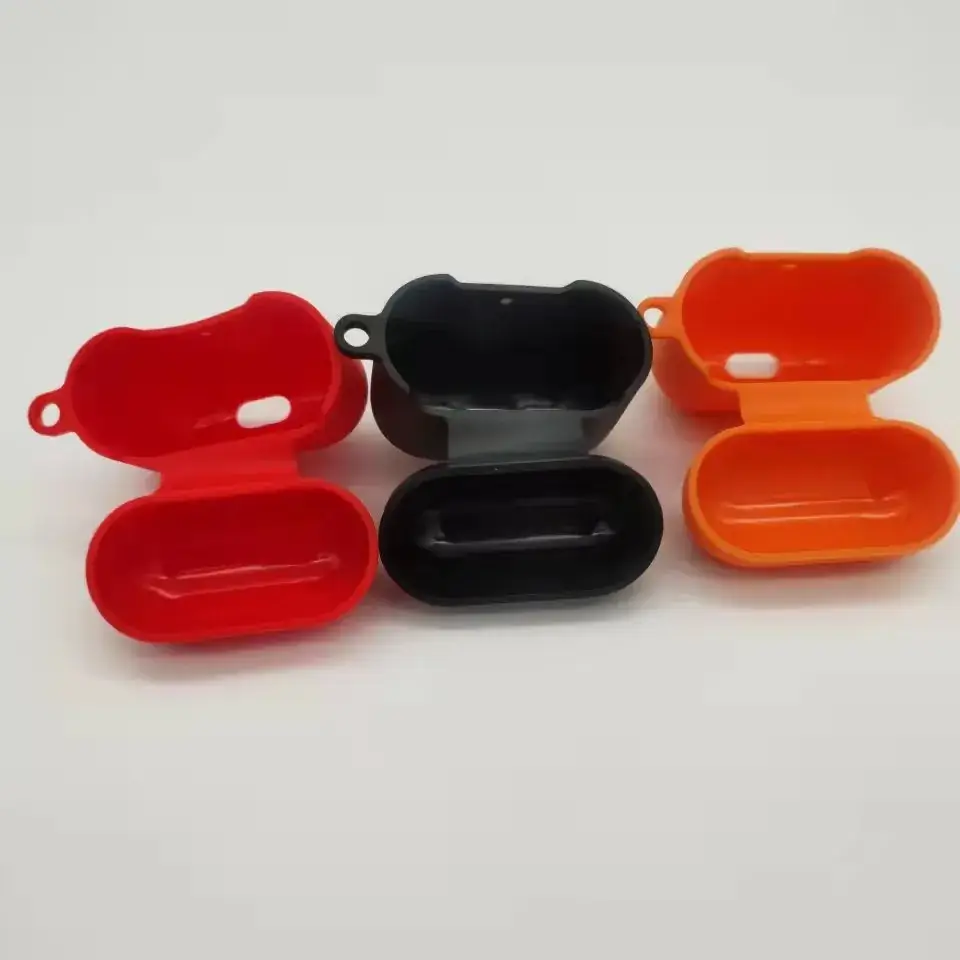 Black Silicone Bluetooth Phone Case with Light Hole