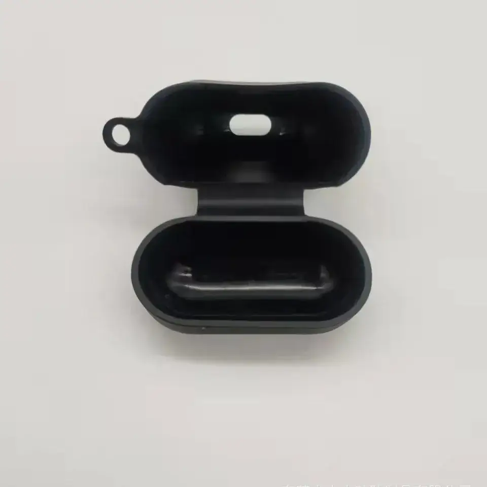 Black Silicone Bluetooth Phone Case with Light Hole