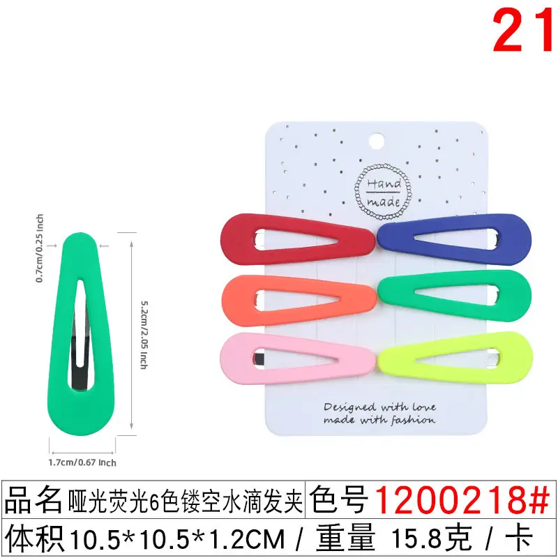 Korean Style Hairpin Clip 5cm Female BB Clip Candy Color